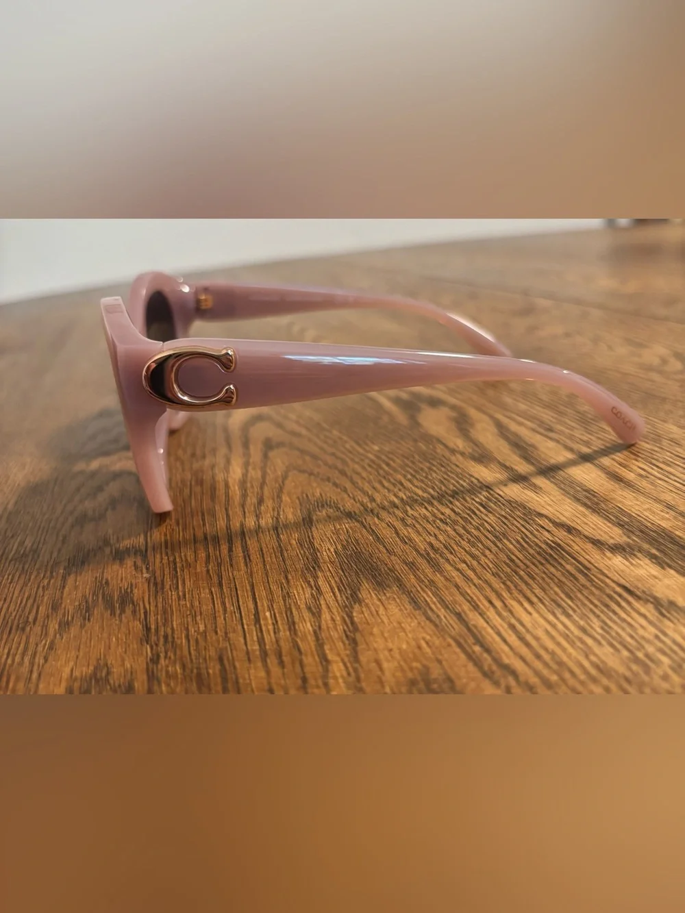 Coach | Milky Buff Pink Cat-Eye Sunglasses